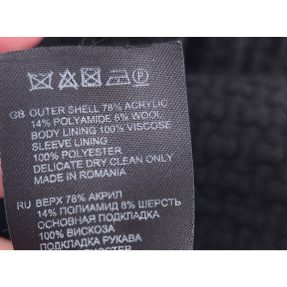 REISS Blazers Women's XS Designer Waffle knit Jacket Designer Casual Textured - Picture 11 of 11